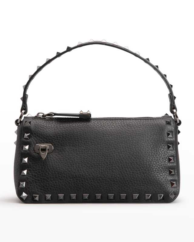 Rockstud Small Calfskin Shoulder Bag